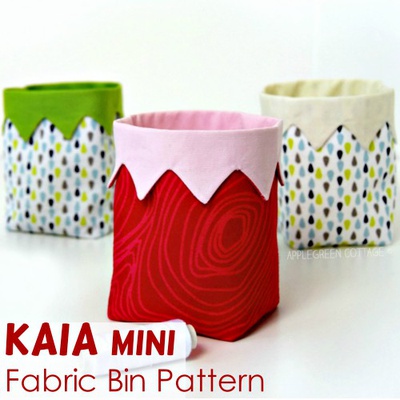 KAIA Mini Fabric Bin Pattern