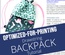 Drawstring BACKPACK - Printable Tutorial PDF
