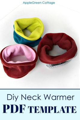 Neck Warmer Template - Cowl Scarf