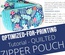 Quilted ZIPPER POUCH - Printable Tutorial PDF