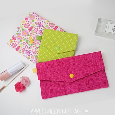 Mia Snap Pouch in 3 Sizes