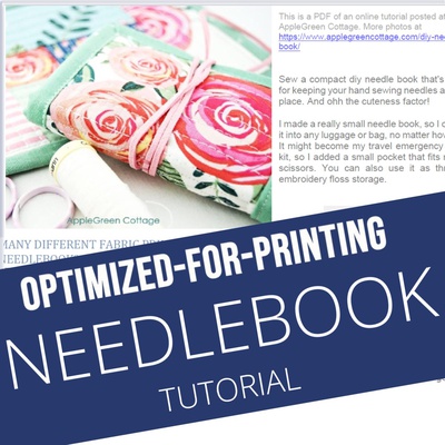 Needle Book - Printable Tutorial PDF